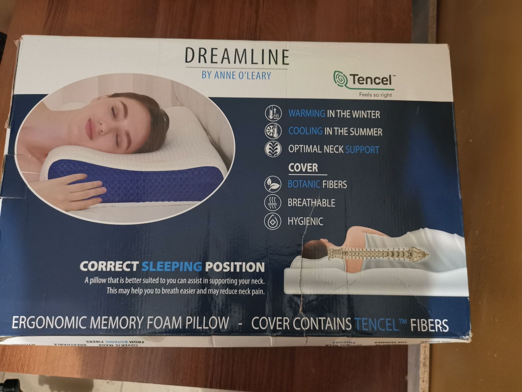 Poduszka ergonomiczna memory foam Dreamline