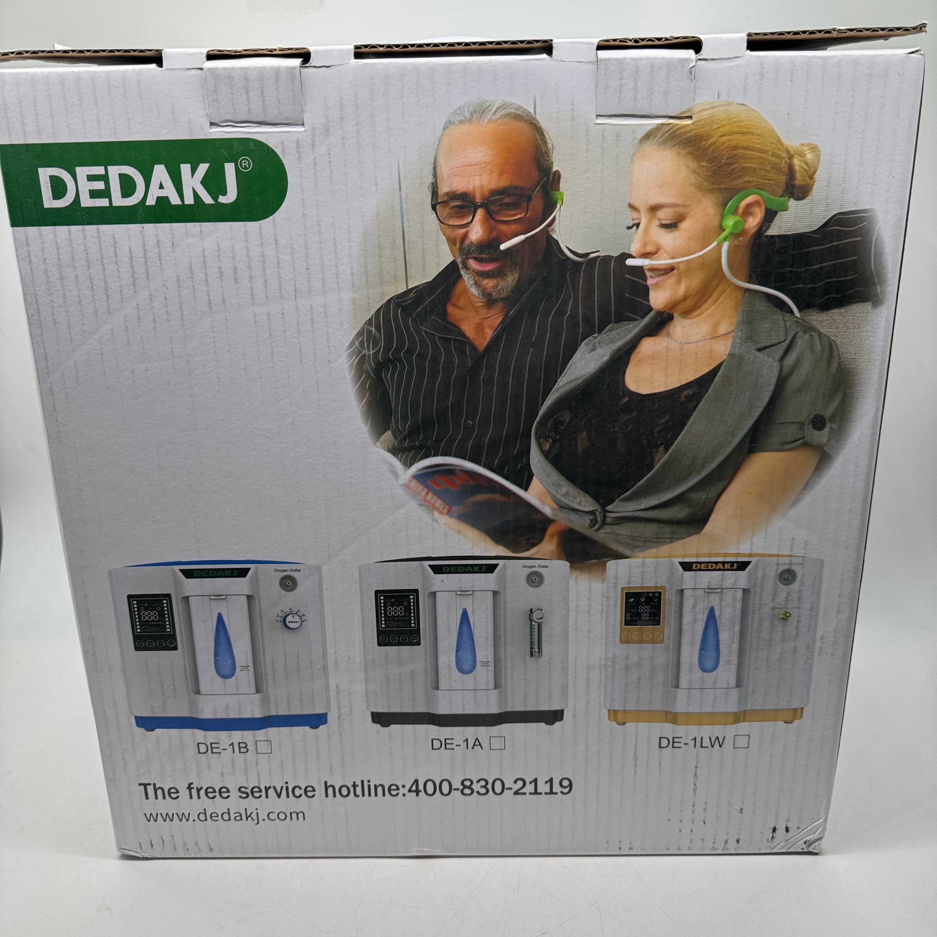 Koncentrator tlenu przenośny DEDAKJ DA-1A Tlenoterapia Generator O2