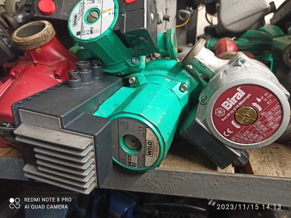 Pompa obiegowa, wilo,bosch,biral, vaillant  grundfos
