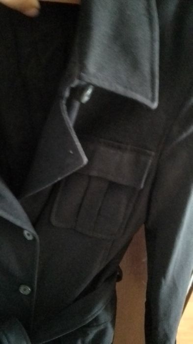 Trench Coat Preto