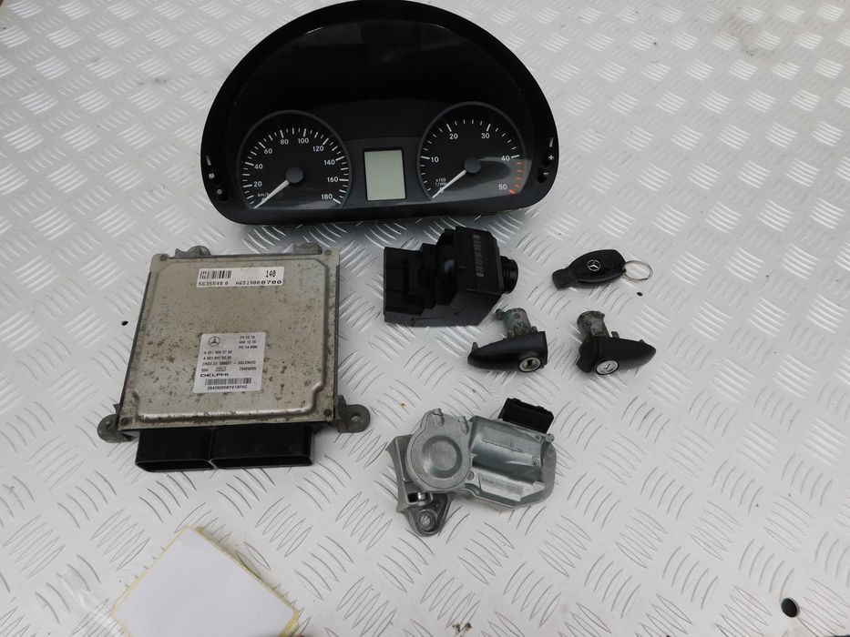 Sprinter 906 2.2 cdi 651 komputer stacyjka licznik zestaw start 0700