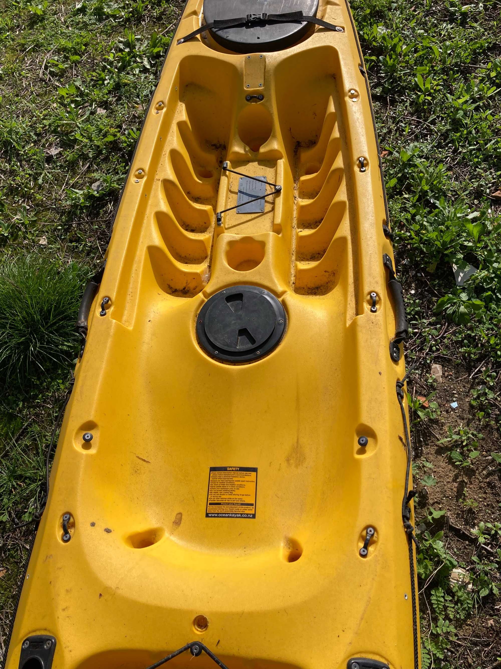 Kayak caiaque sit on top, pesca, mar e rio