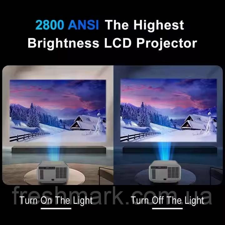 Проектор Everycom Cubelite Max Full HD 1080P 2800 ANSI