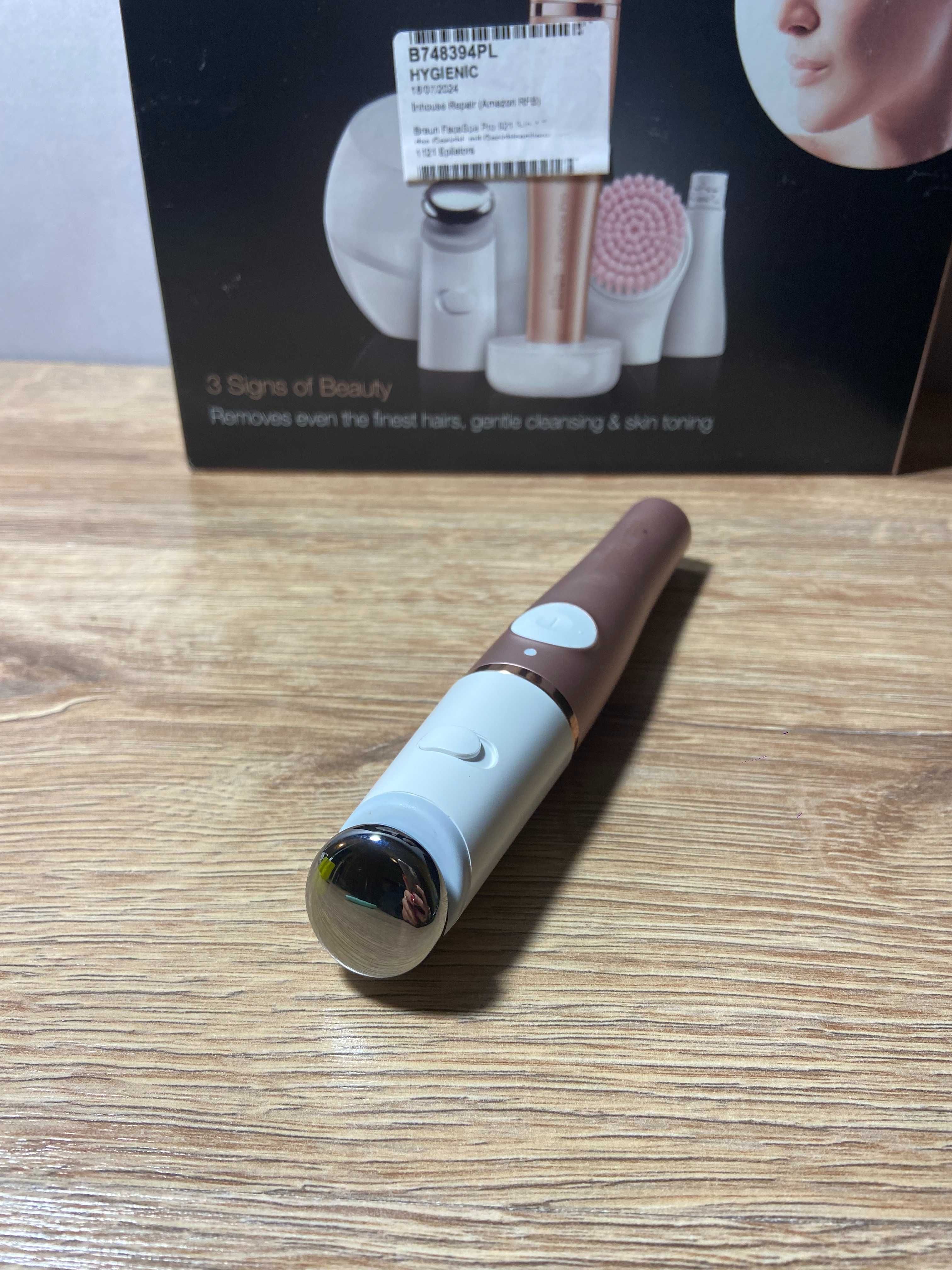 Depilator, szczotka do mycia twarzy Braun FaceSpa Pro
