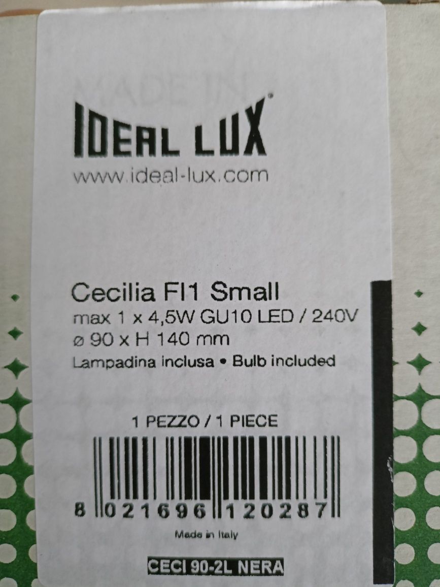 Lampa do gruntowa, najazdowa Ideal Lux Cecilia FI1 small, żarówka GU10