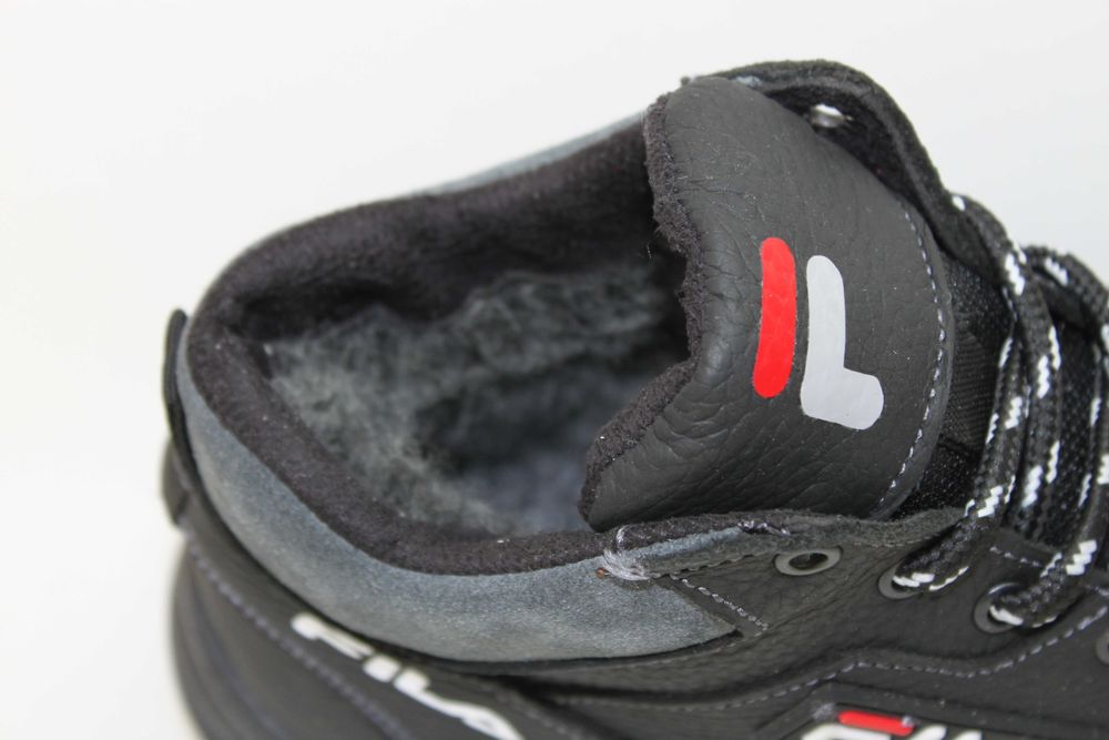 Fila - зимние кожаные кроссовки - ботинки - кросівки на меху.(144мех)