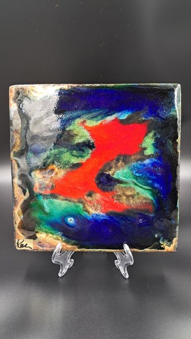 Helmut Schaffenacker plakieta ceramiczna