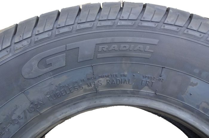 2xNOWE OPONY 185R14C GT RADIAL Kargomax ST-6000