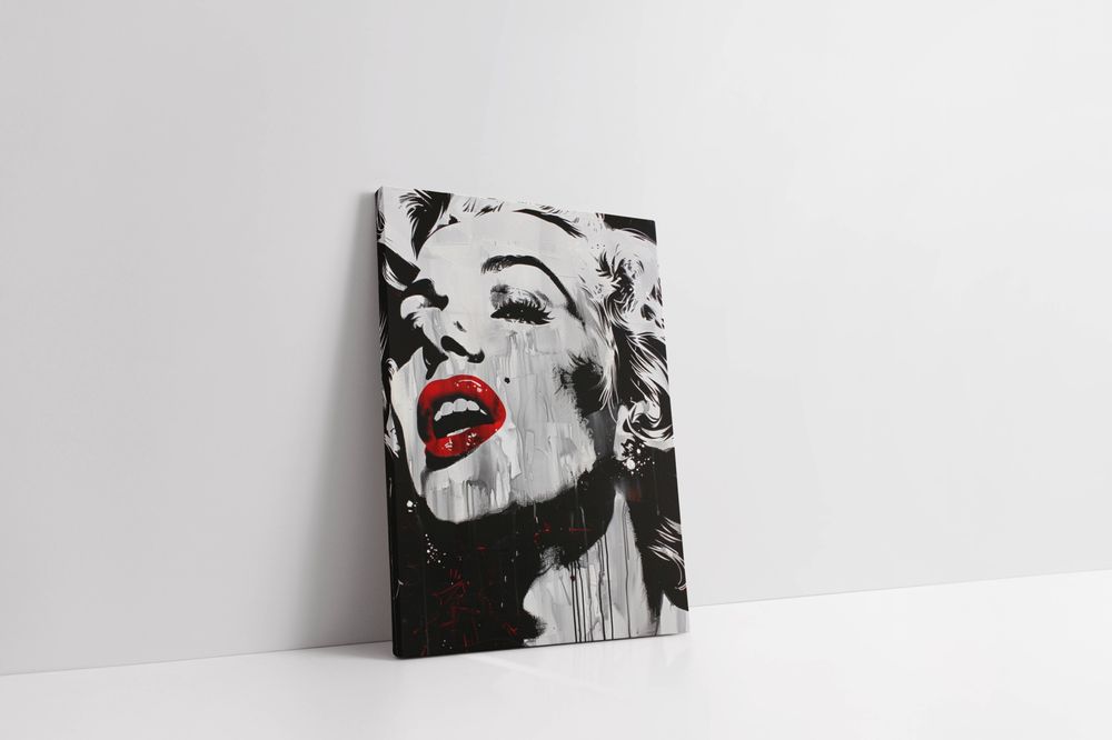 Obraz na płótnie Marilyn Monroe 75x100 cm - Ikona Popkultury w Pop-Art