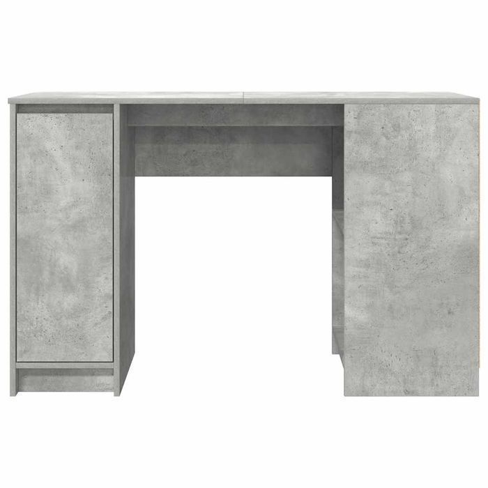 Vidaxl Biurko Beton Szary 120X42X76 Cm Drewno Klejone