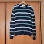 Sweter bawełniany w paski L Yves Saint Laurent