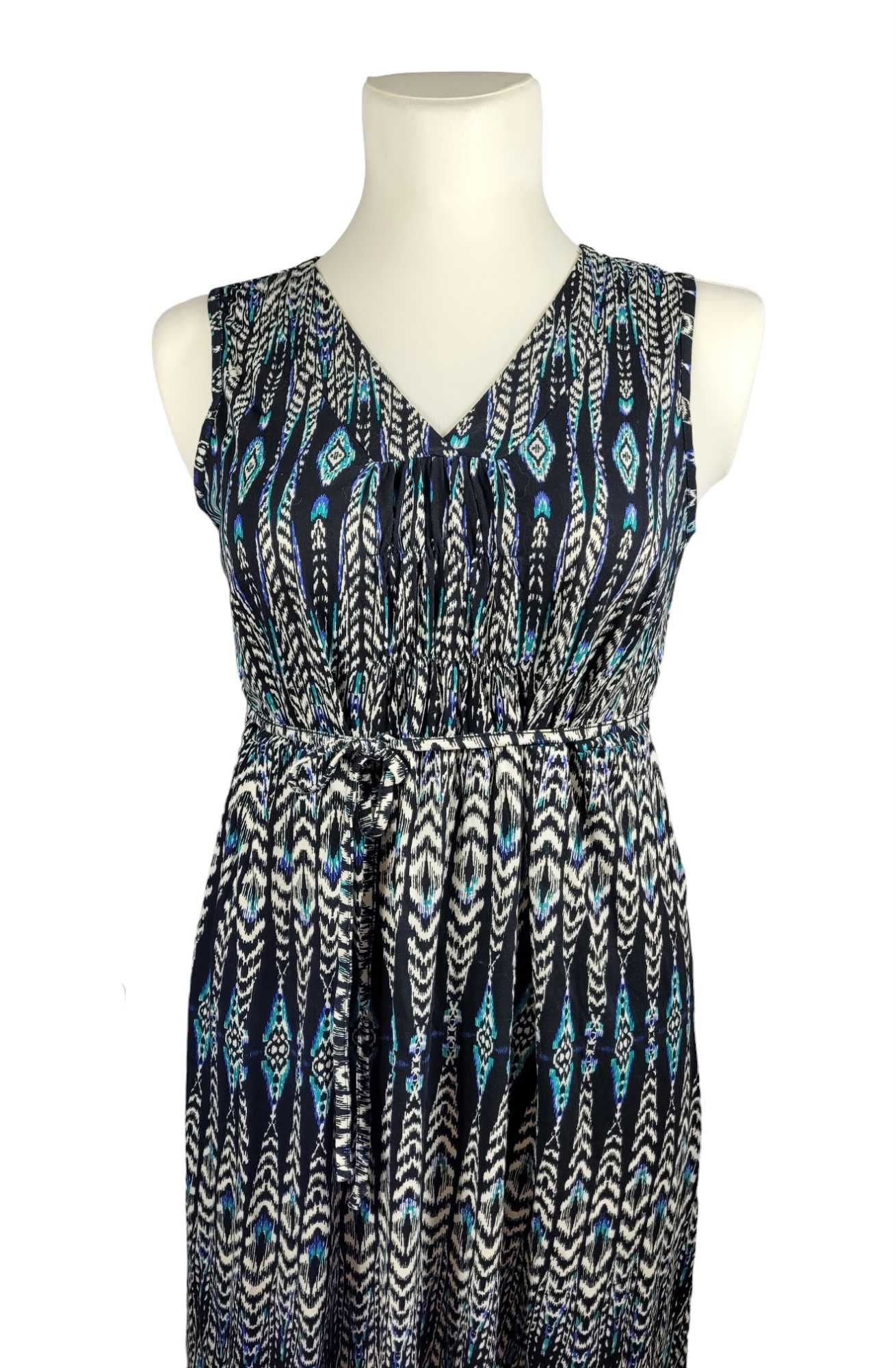 Nowa długa sukienka wzór 42,XL/44,XXL CELLBES maxi plus size na lato