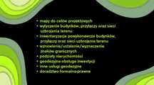 GEODEZJA-GEODETA - podziały nieruchomości, mapa projektowa, tyczenie