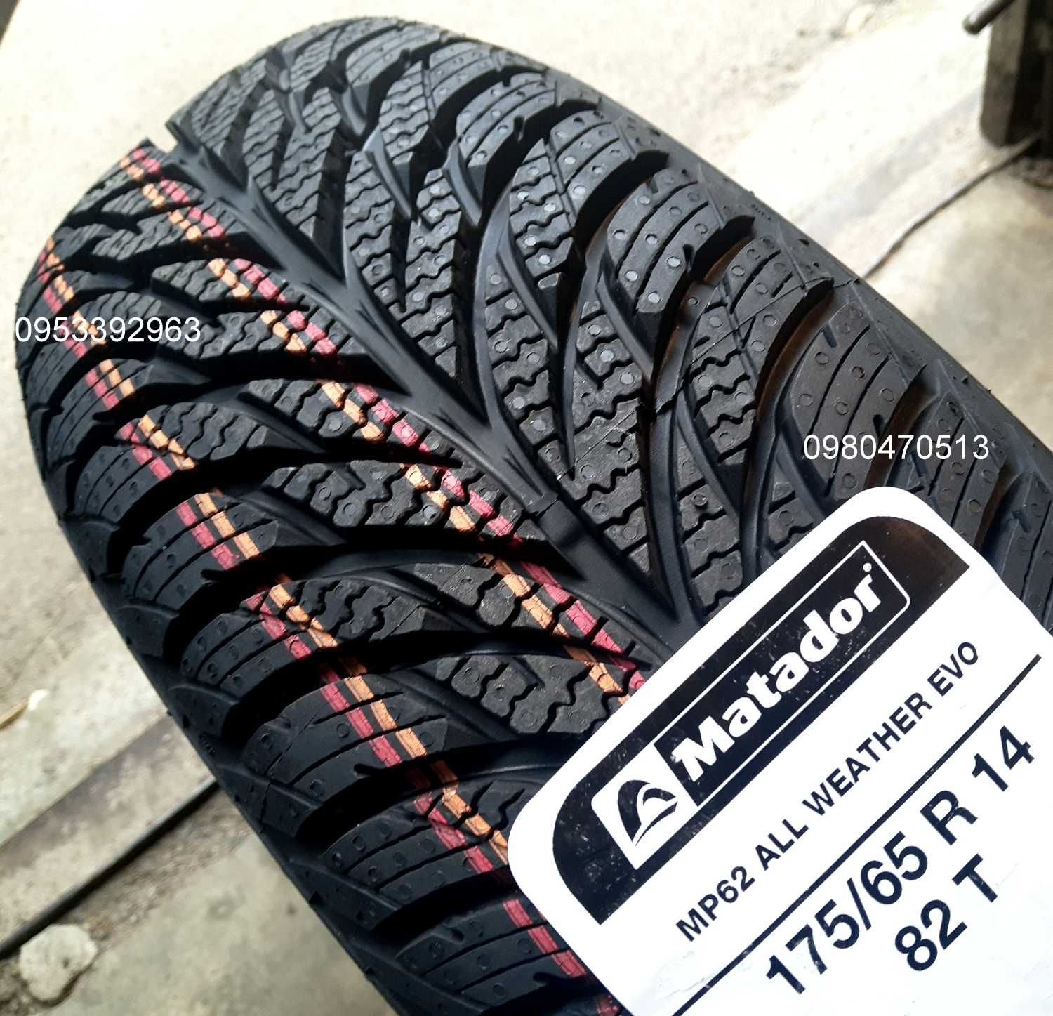 Шини Всесезонні 
175/65 R14 Matador MP62 All Weather Evo