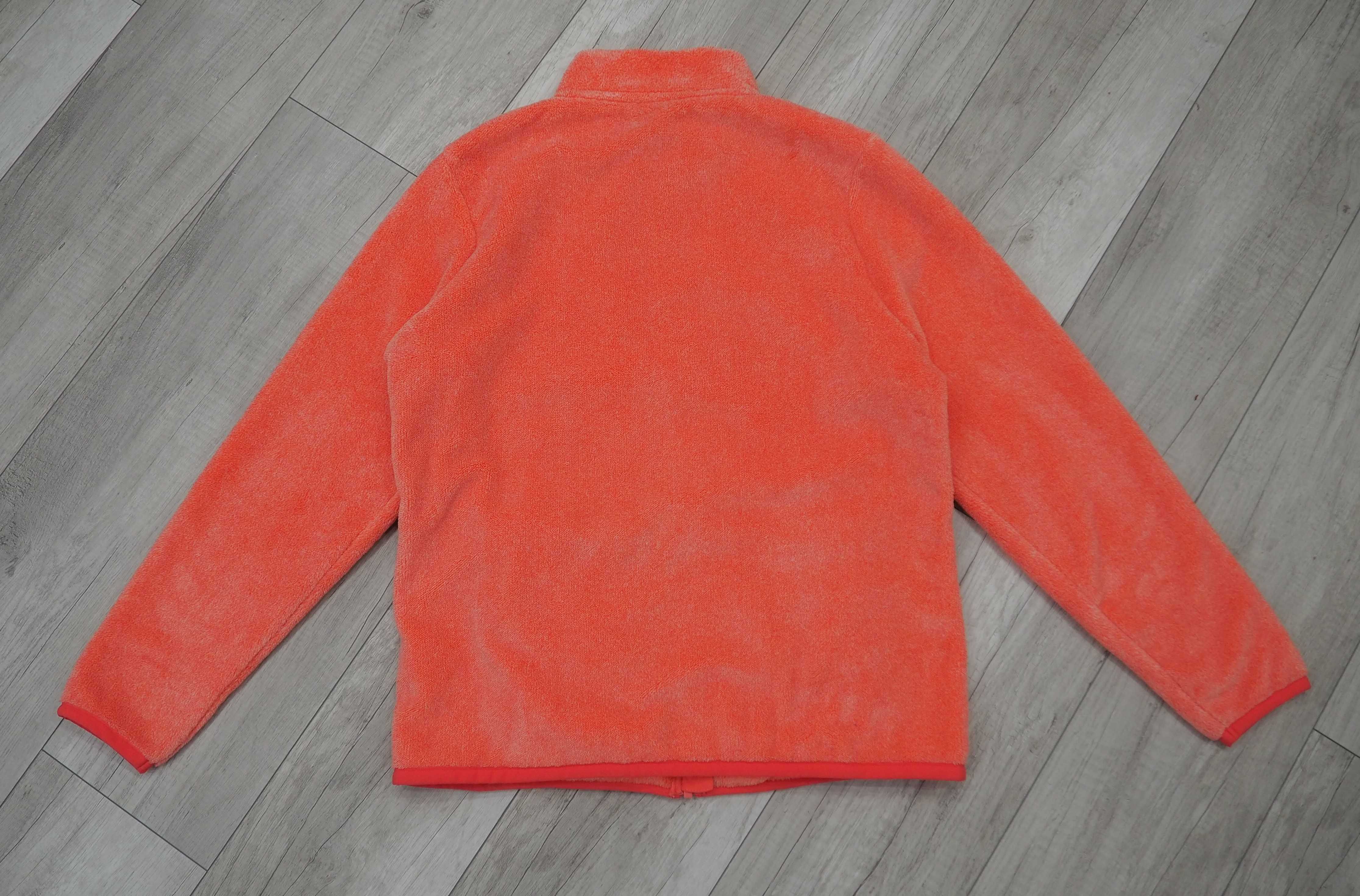 Koralowa ciepła bluza Weird Fish_fleece_teddy_rozmiar 44