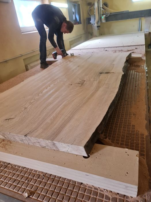 Dąb jesion drewno deska stół monolit blat drewniany