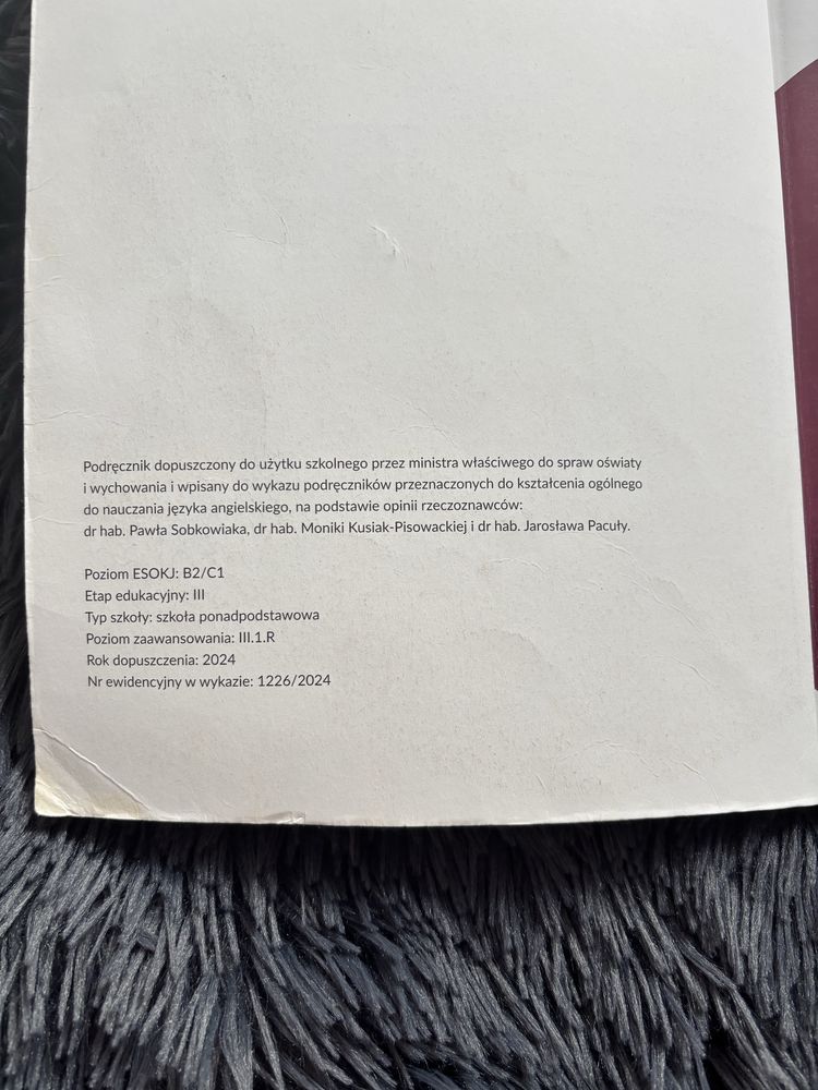 Repetytorium/podręcznik język angielski poziom rozszerzony