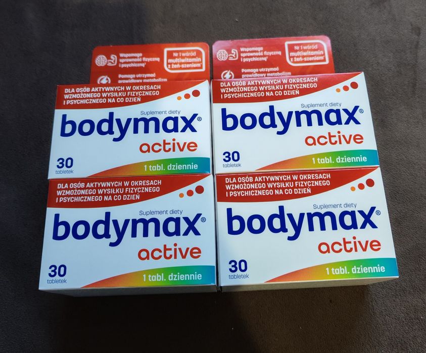 Bodymax Active 30 tabletek - 4 sztuki (120 tabletek)