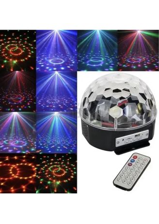 Музичний мініпроєктор для вечірок LED Crystal magic ball light