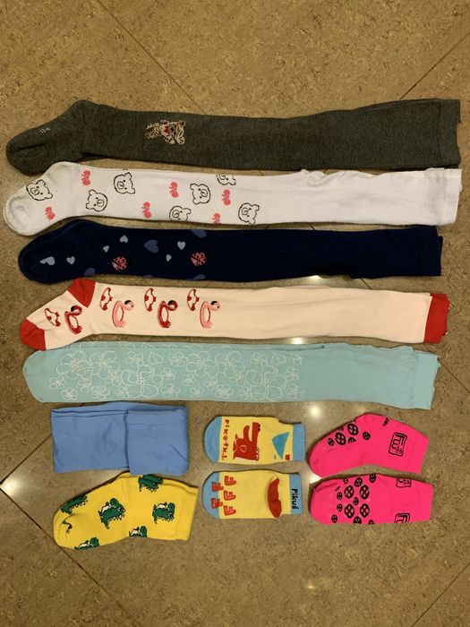 Набори дитячі колготи/шкарпетки р.14-16 на 4-6 р. Бавовна Антиковзкі