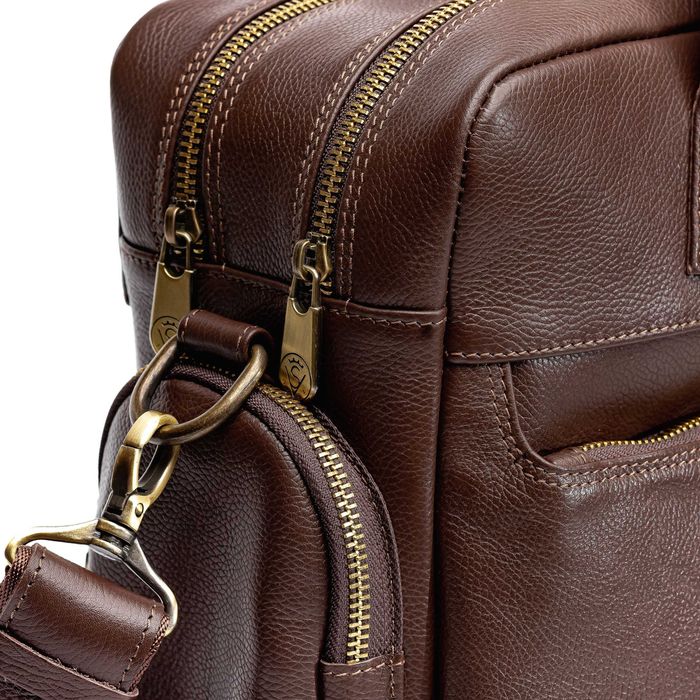 Кожаный мужской портфель / Шкіряний чоловічий портфель VS083