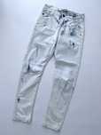 Maison Scotch farbowane jeansy Skinny Tie dye