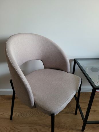 Krzesła tapicerowane loft beż