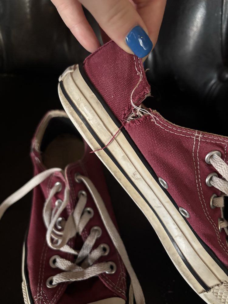 Trampki converse 39 bordowe