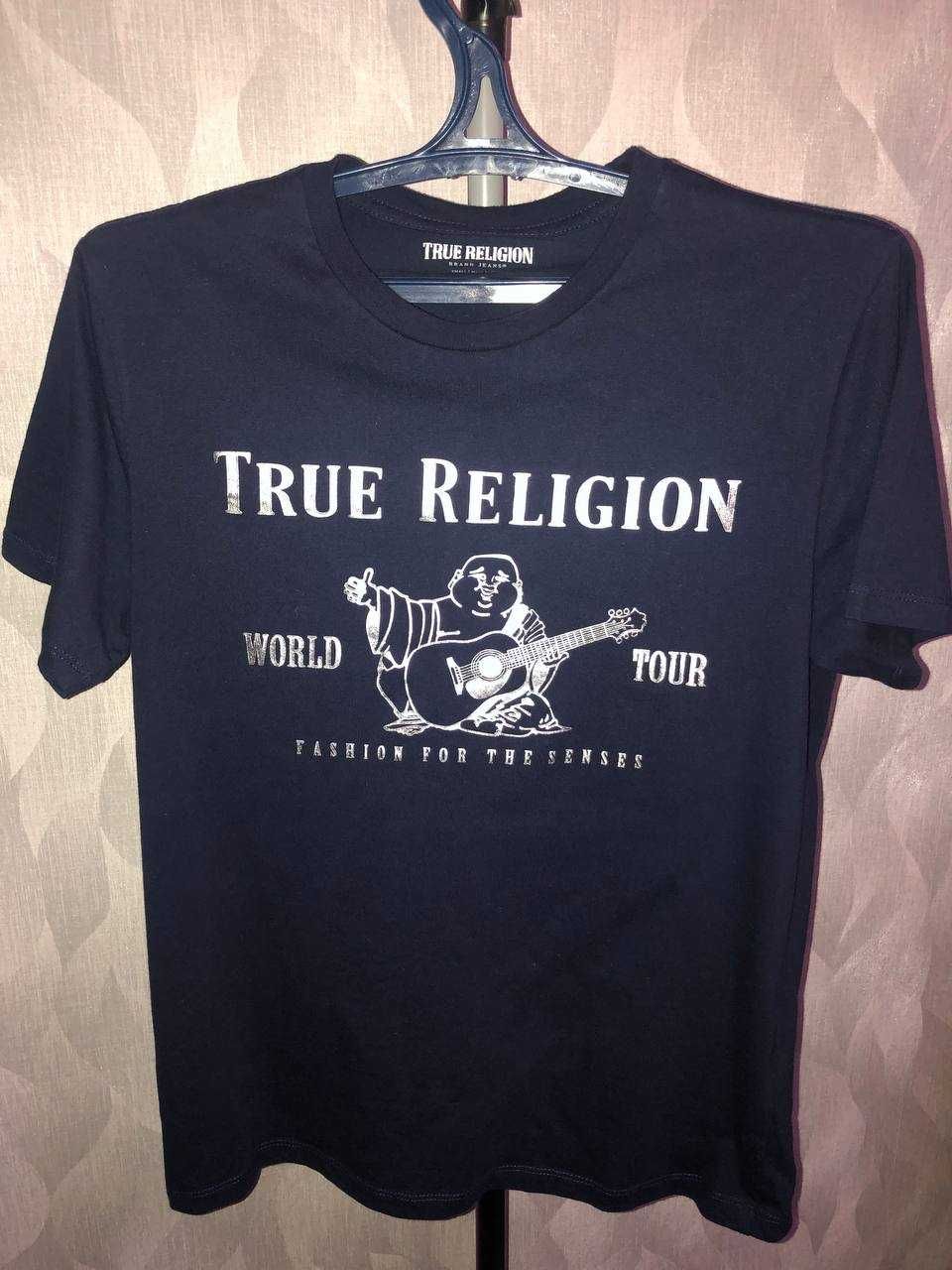 футболка True Religion тру реліжн синяя