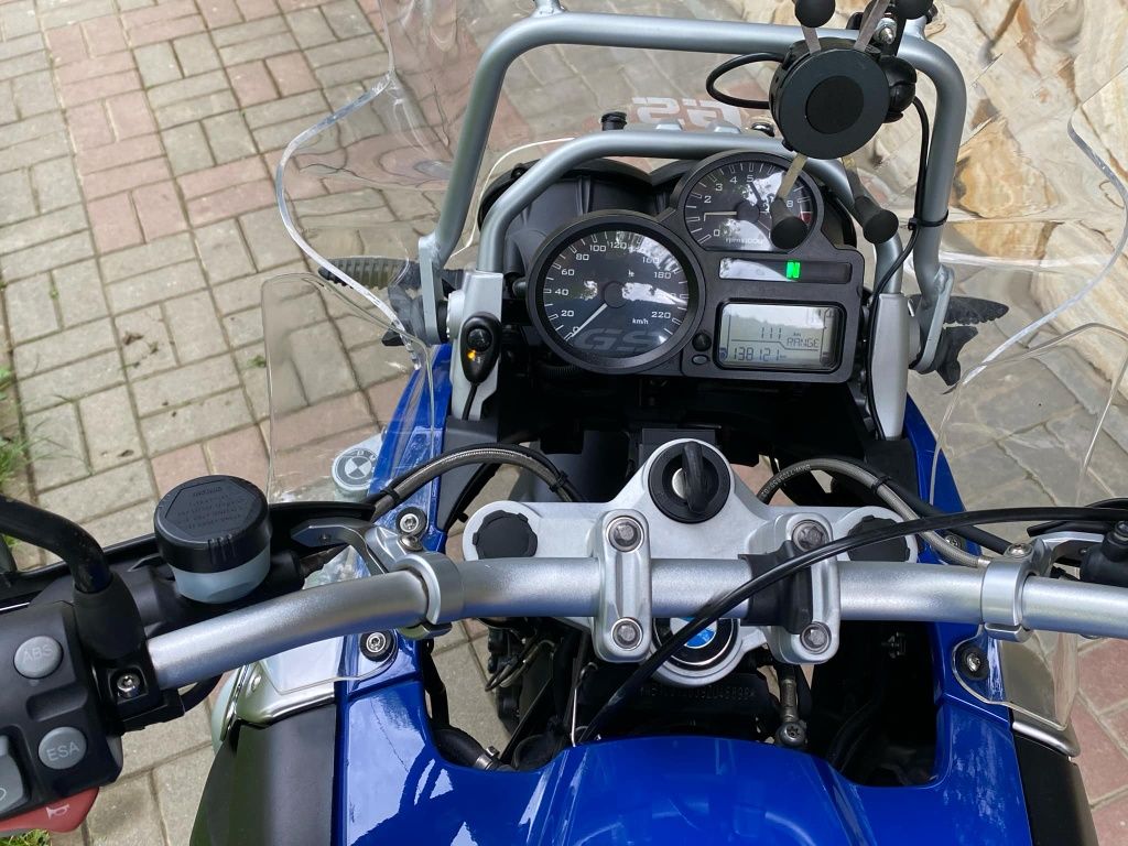 BMW GS 1200 k25 z 2009r. z trzema kuframi