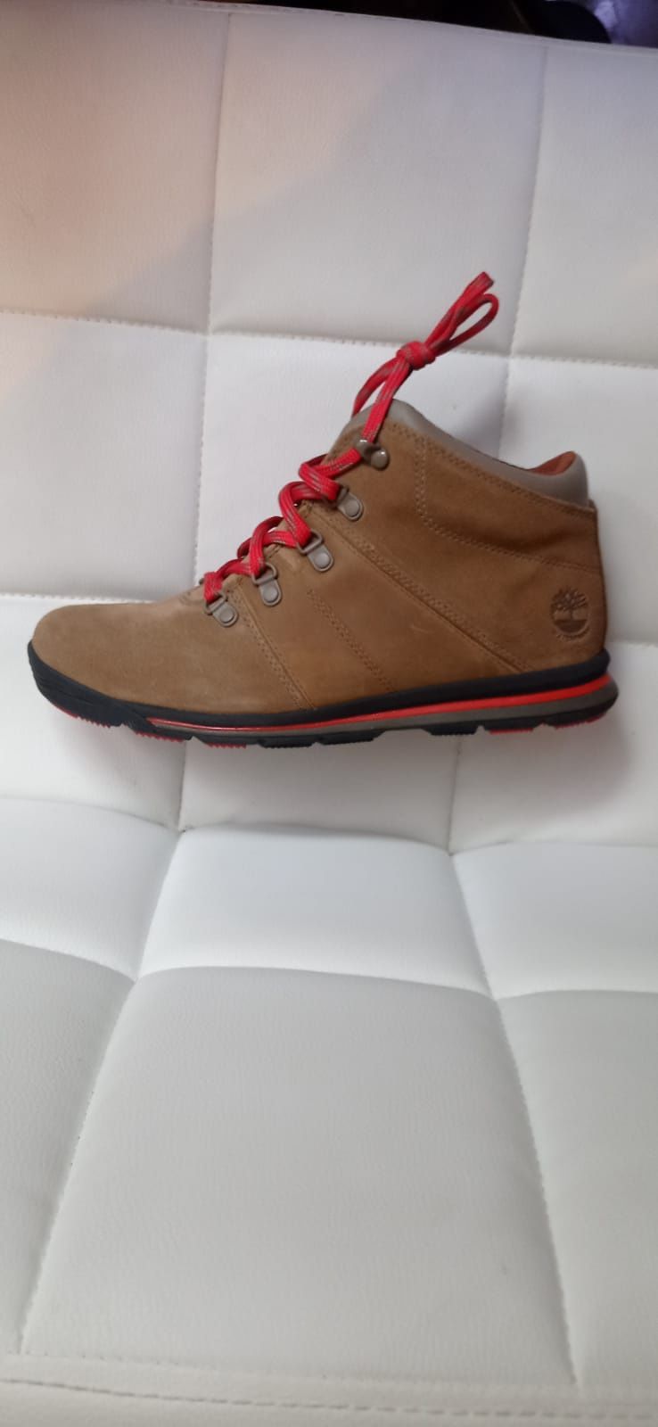 Trekkingowe buty Timberland 39 wkładka ok 25 cm brązowa skóra naturaln