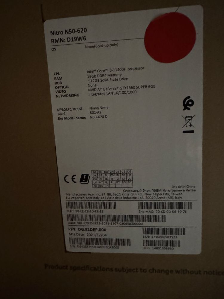 Komputer gamingowy + cały zestaw, stan idealny