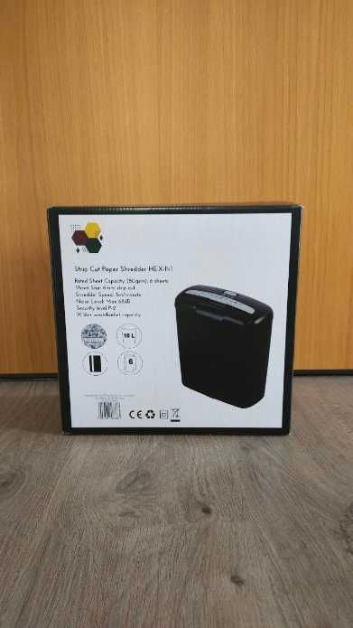 Zestaw 2w1 Mocna Niszczarka Do Papieru Dokumentów Kart Biuro + GRATIS