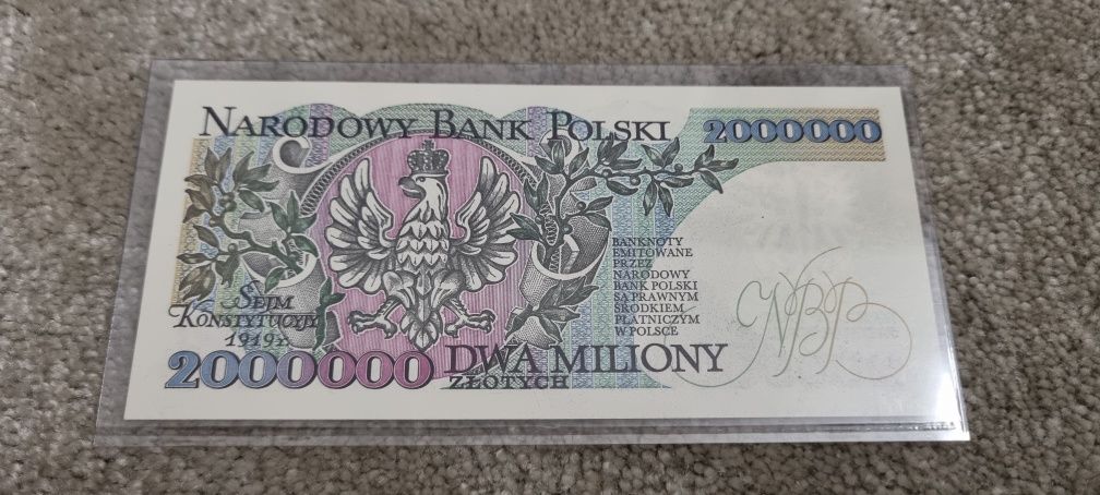 Zestaw Polskich banknotów obiegowych z PRL UNC