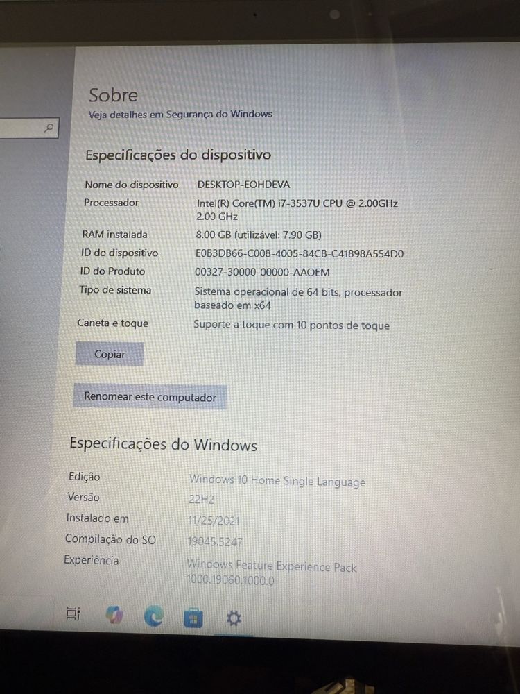 DELL Inspiron 14R 3ª Geração Intel® Core™ i7