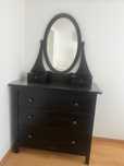 Cómoda toucador preto