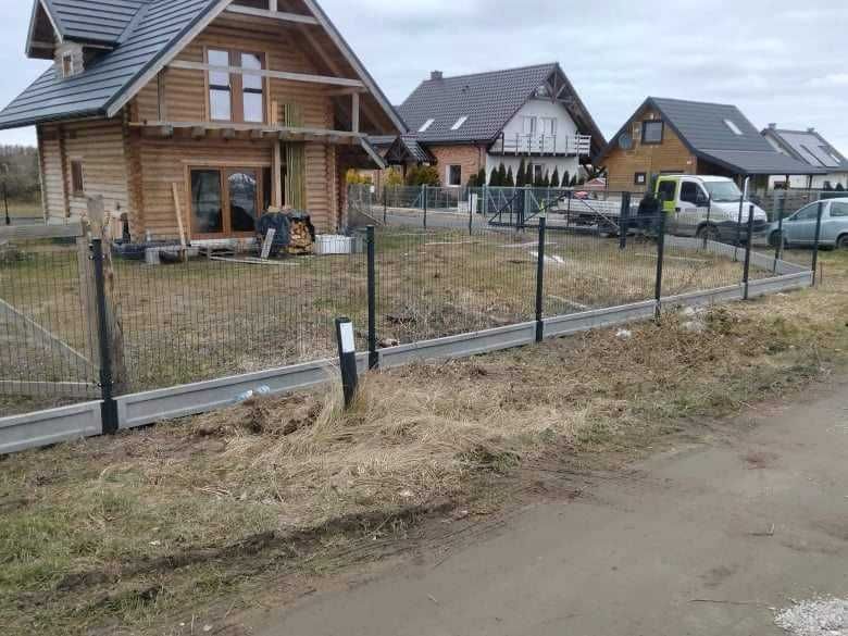 Ogrodzenie panelowe Panele ogrodzeniowe 3D Słupki Podmurówka PRODUCENT