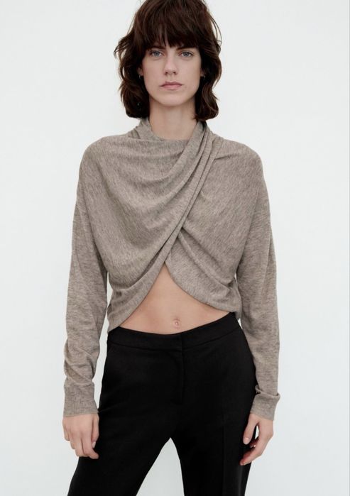 ZARA легкий жіночий сверт на запах S