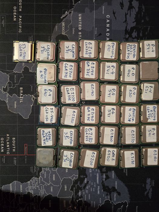 Lote de cpu e ram