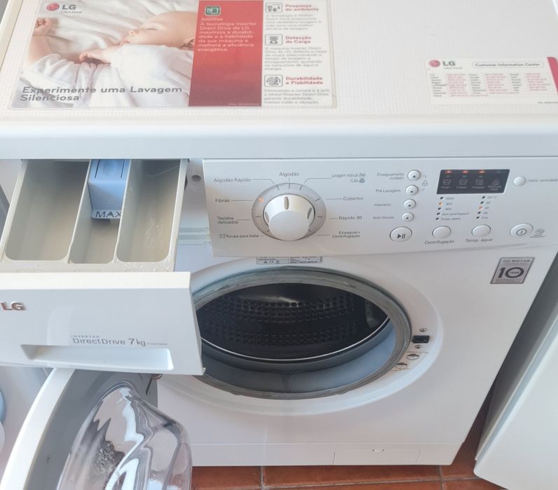 Máquina lavar roupa 7kgs LG c/garantia