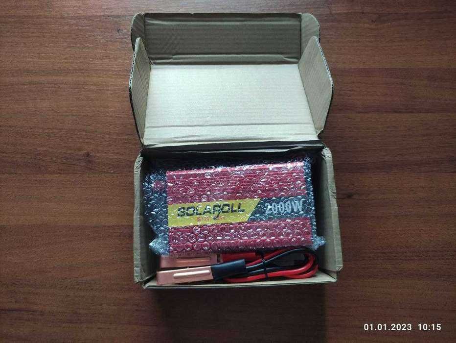 Інвертор перетворювач напруги Solaroll DC 24 - 220 V - 2000W