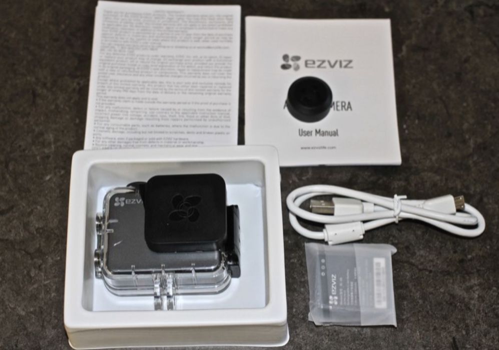 Экшнкамера EZVIZ S2 Lite Camera 1080p 60fps + видеорегистратор