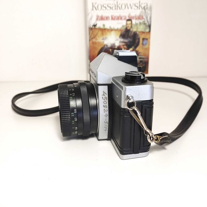 Analogowa Lustrzanka z 1980 r PRAKTICA Super TL 1000 lens 50mm 1:1,8