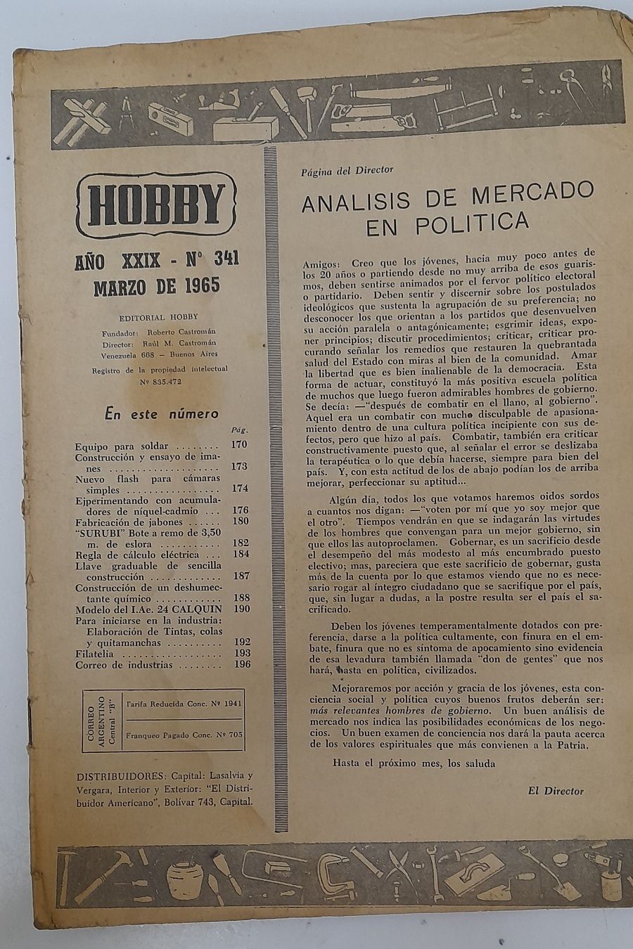 8 Revistas Hobby dos anos 1940 e 1960