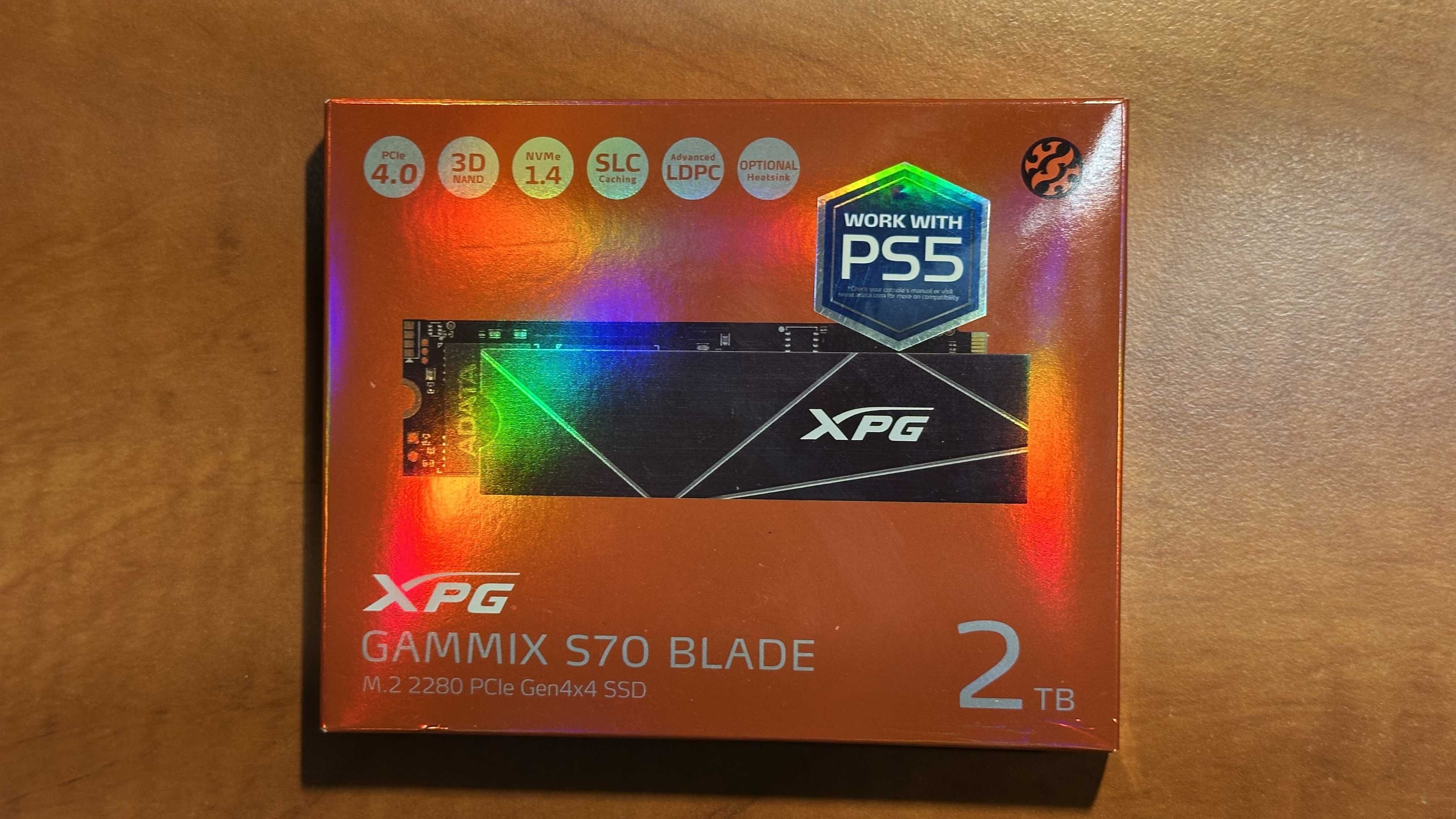 Dysk SSD ADATA XPG Gammix S70 Blade 2TB M.2 2280 PCI-E x4 Gen4 NVMe