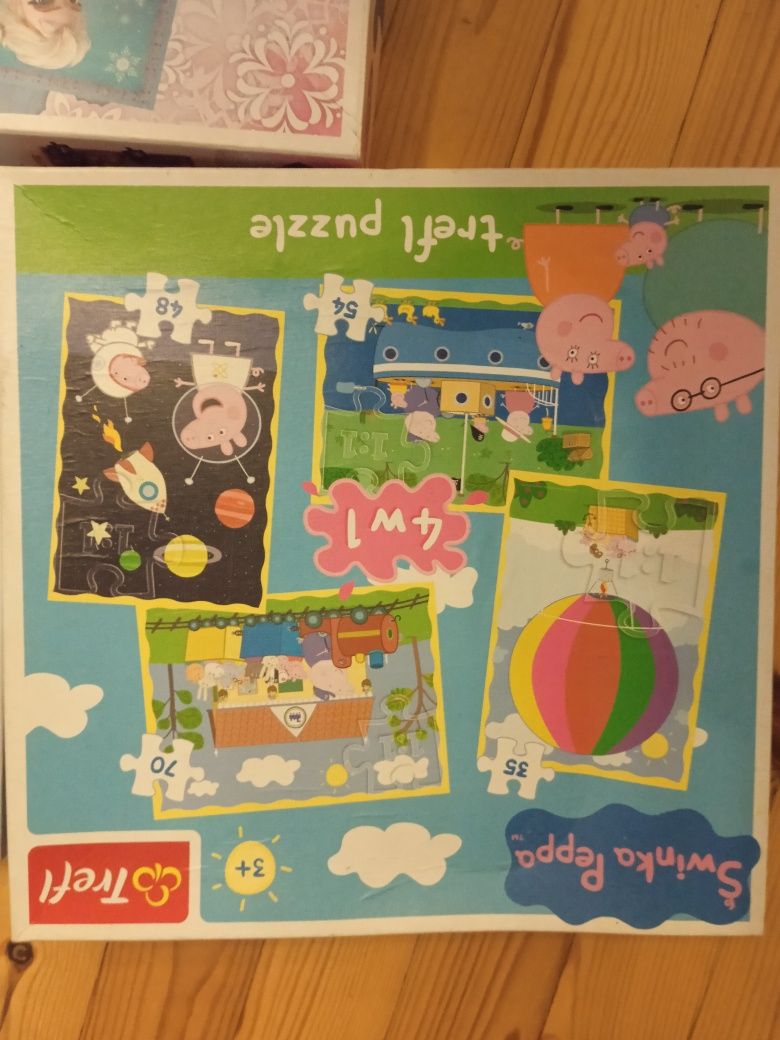 Puzzle, 3 szt, Peppa, Elza