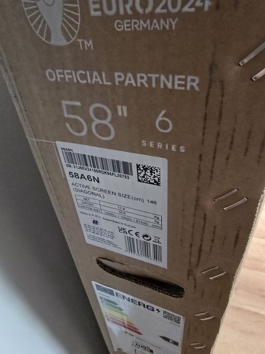 Telewizor HISENSE 58A6N