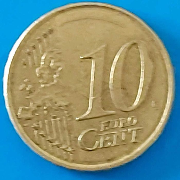 10 Cêntimos de 2008 de Espanha,  Miguel Cervantes