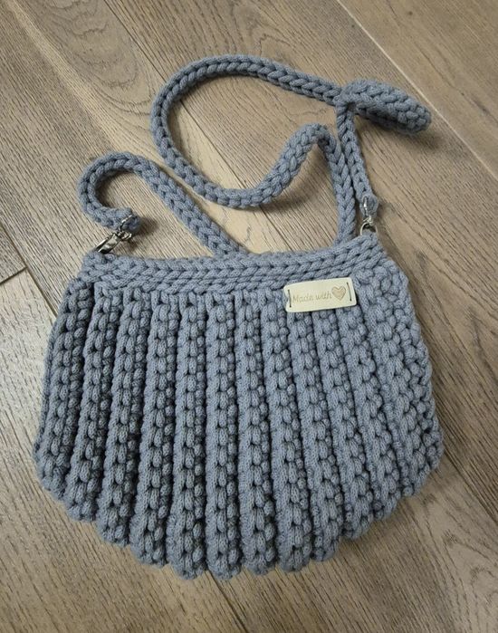 Torebki ze sznurka bawełnianego 5mm - unikalne, ręcznie robione