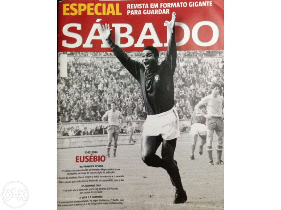 EUSÉBIO: edição especial da revista Sábado, formato gigante